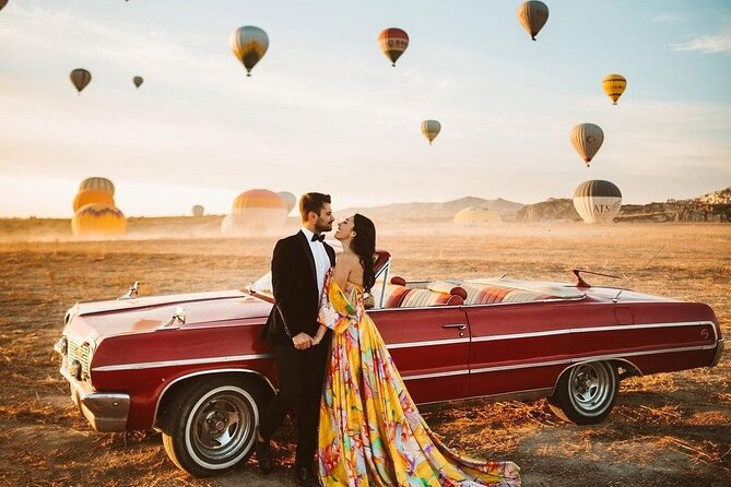 Classic Car Tour in Cappadocia with Local Wine - Rose Valley’s three photo points