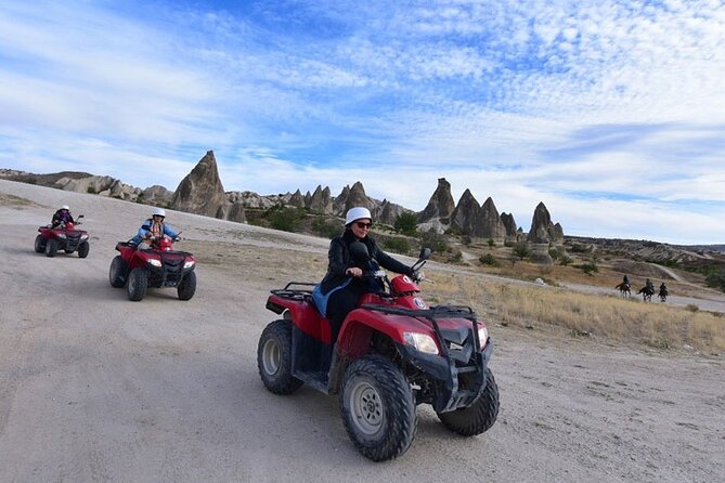 Deal Package : Cappadocia Red Tour + ATV Quad Bike Safari + Hot Air Balloon Tour - Devrent Valley and its red rock shapes