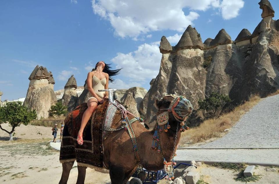 From Cappadocia: Sunrise or Sunset Camel Riding Day Trip - Traditional clothing adds more than a costume photo