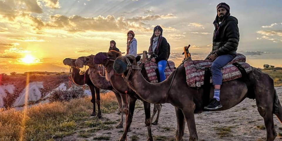 From Cappadocia: Sunrise or Sunset Camel Riding Day Trip - What the two-hour outing is like