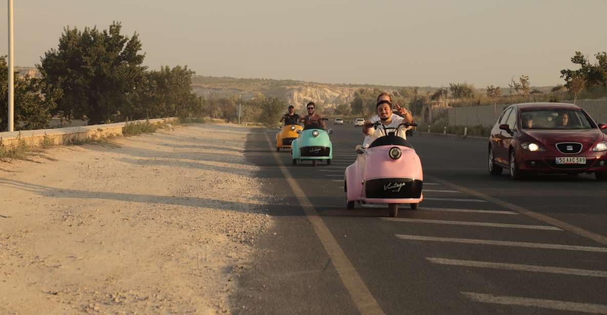 From Göreme: Cappadocia Electric Trike Tour - Pasabag and the fairy chimneys with separate caps