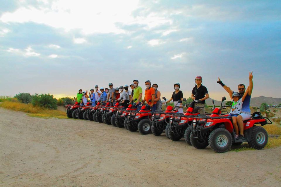 From Göreme: Cappadocia Valleys at Sunset ATV Tour - Rose Valley and the changing evening light
