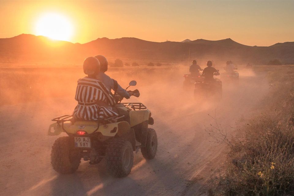 From Ürgüp/Göreme: Cappadocia Sunrise or Sunset Quad Tour - Sword Valley and the fairy chimneys