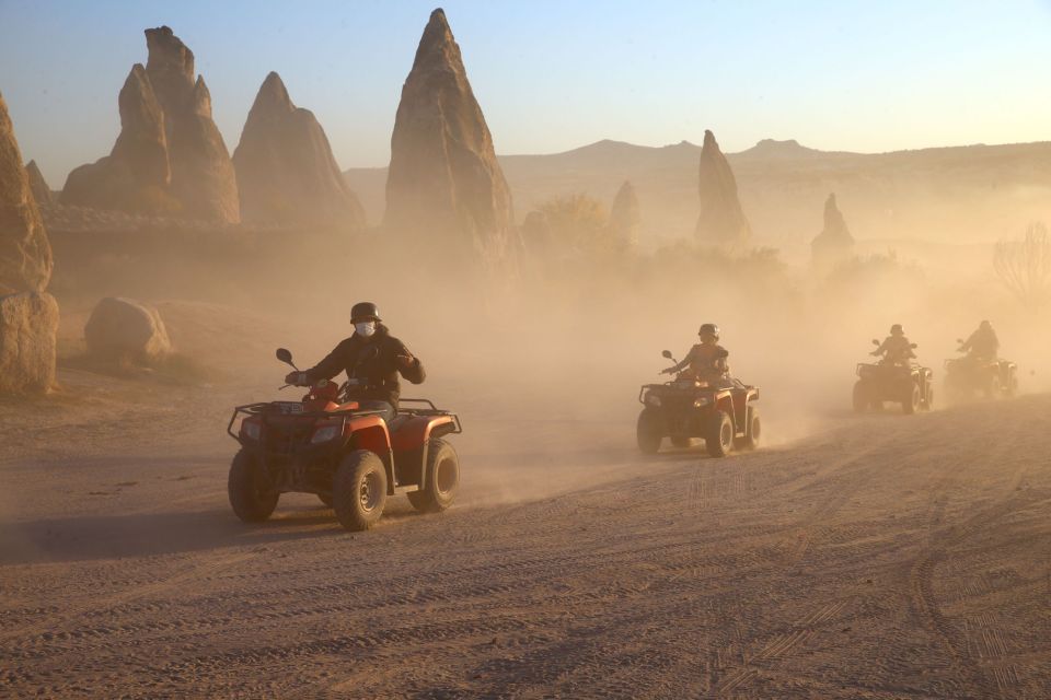 From Ürgüp/Göreme: Cappadocia Sunrise or Sunset Quad Tour - Hotel pickup and the start of the ride