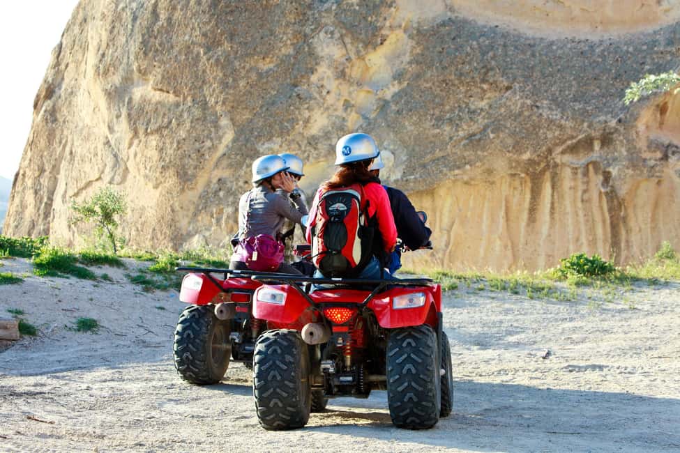 Goreme: ATV Sunset or Daytime Tour - Güllüdere and Kızılçukur in the evening light