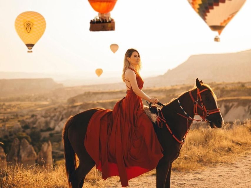 Goreme: Cappadocia Horse Riding Tour with Transfers - Red Valley and the sunset payoff