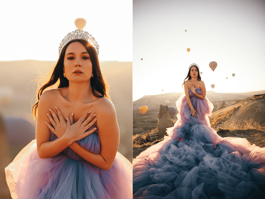 Göreme: Cappadocia Satin Flying Dress Rental - The strongest part of the service