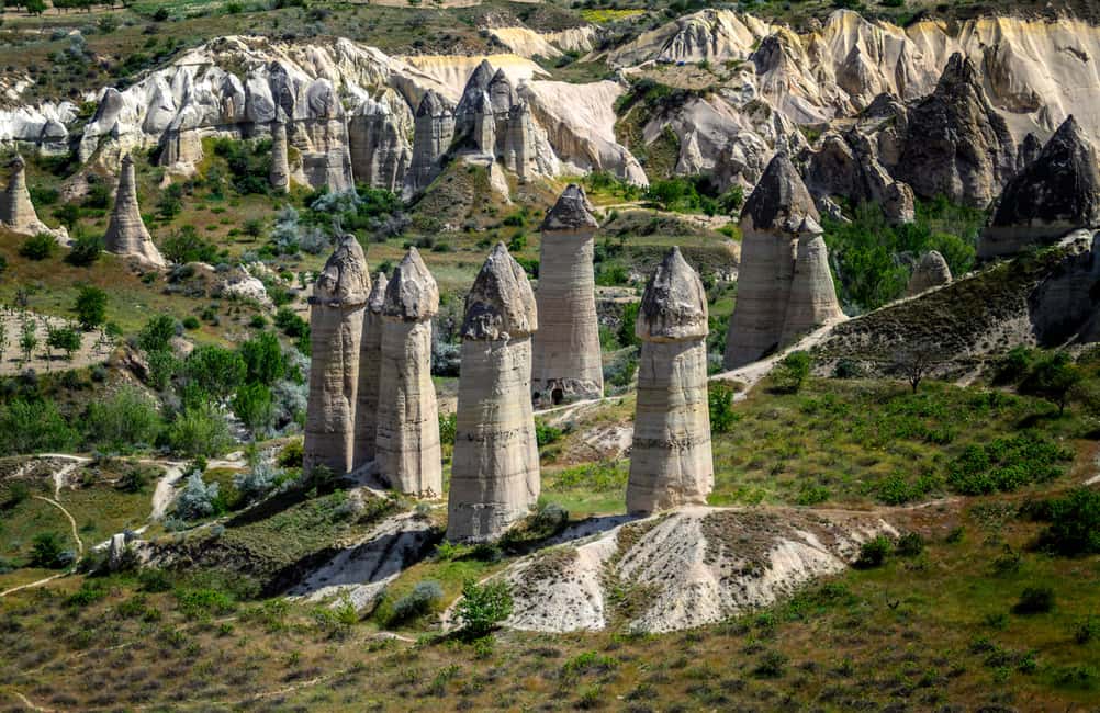 Highlight of Cappadocia Tour ( Red Tour + Underground City ) - Love Valley: one of Cappadocia’s famous views