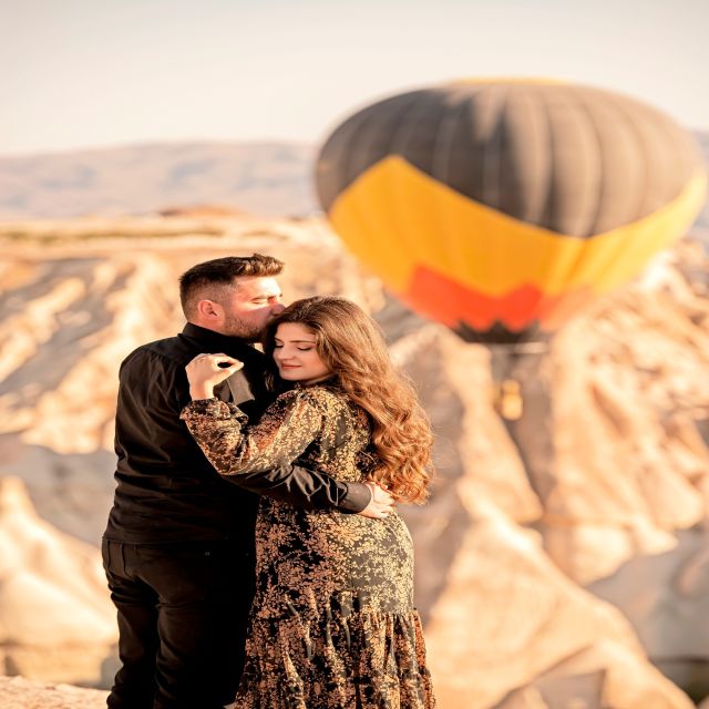 Hot air balloon in Cappadocia - Pasabag and Goreme Open Air Museum from the basket