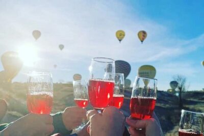Hot Air Balloon Ride Cappadocia Goreme & Champagne party