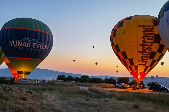 Hot Air Balloon Ride in Cappadocia / Goreme - Landing, celebration, and the return to your hotel