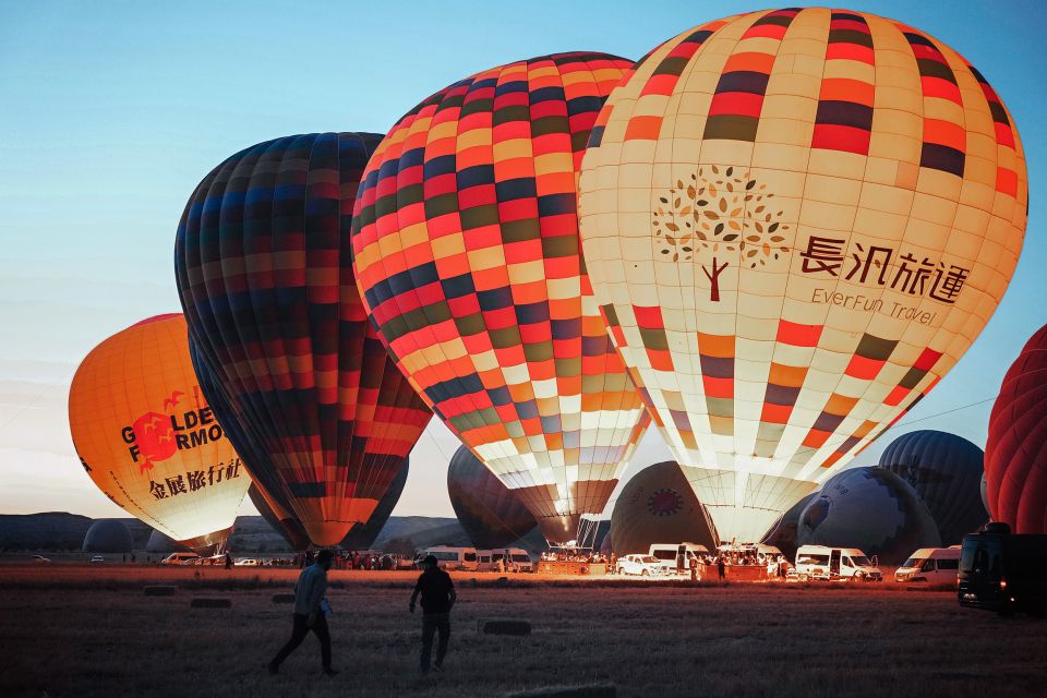 Hot air balloons in Goreme red valley - Who will enjoy this balloon ride most