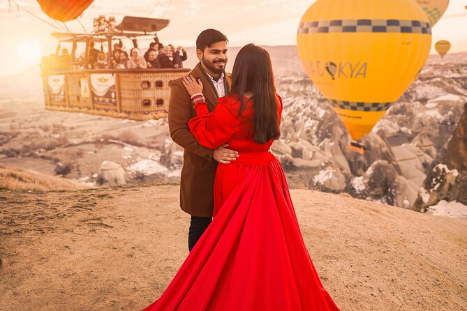 Marriage Proposal and Photoshoot in Cappadocia with Balloon view - Key points at a glance
