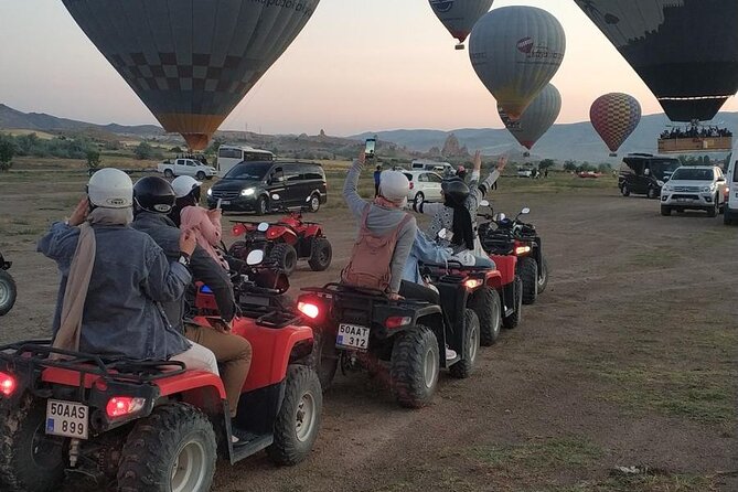 Mysterious ATV Adventures in Cappadocia - Red Valley: fairy chimneys in changing light