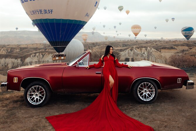 Private Classic Car Sunrise Balloon Chasing Experience - Rose Valley and Swords Valley viewpoints