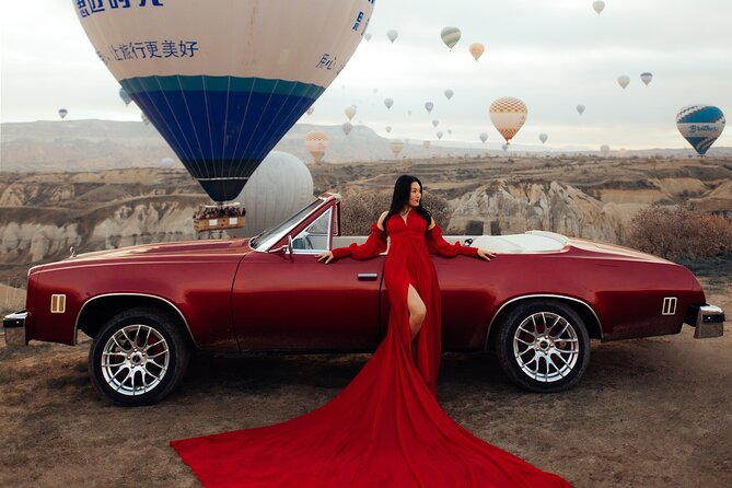 Private Classic Car Sunrise Balloon Chasing Experience - A private ride that works best with a group