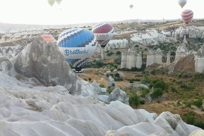 Sunrise Hot Air Balloon Flights in Goreme Valleys - Rose Valley as the daylight changes